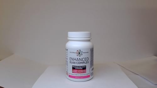 Nutrimed Naturals - Complexe B100 Amélioré, 90 Gélules (approvisionnement de 30 jours) - Supplément de Vitamines B - Santé Osseuse, Dents, Gencives et Réparation du Cartilage - Testé par des Tiers - Formulé et Fabriqué au Canada