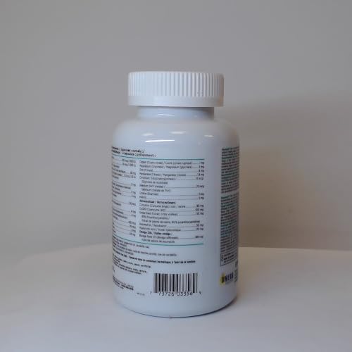 Platinum Naturals Easymulti 60+ for Women - Comprehensive Multivitamin with CoQ10, Omega & Fish Oil for Heart Health, Enhanced with Calcium, Vitamin D3 & B Complex for Immune Support