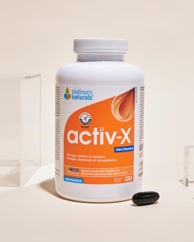 Platinum Naturals - Activ-X pour hommes | Énergie | Endurance | Récupération