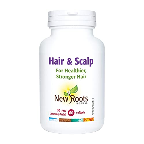 New Roots Herbal Hair & Scalp with Saw Palmetto, Pumpkin Seed Oil & Horsetail - Supports Fuller, Stronger & Thicker Hair - Promotes Scalp Vitality - Non-GMO & Gluten-Free