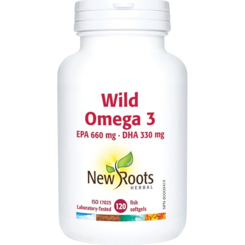 New Roots Herbal - Oméga-3 Sauvage AEP 660mg - ADH 330mg