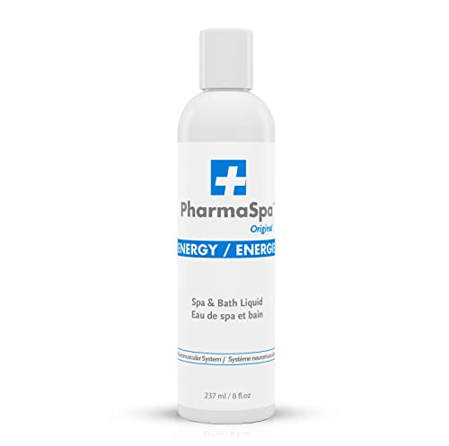 Pharmaspa Original : Liquide pour spa et bain avec extraits entièrement naturels – 237 ml/8 fl oz – Liquide d'aromathérapie pour spa – Sans gluten, sans parabènes, sans cruauté
