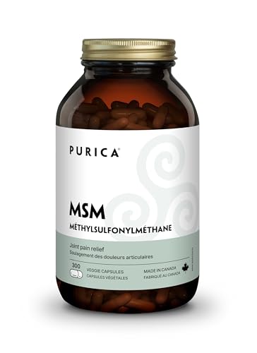 PURICA - MSM Veggie Capsules - Enhanced Joint Support with Methylsulfonylmethane
