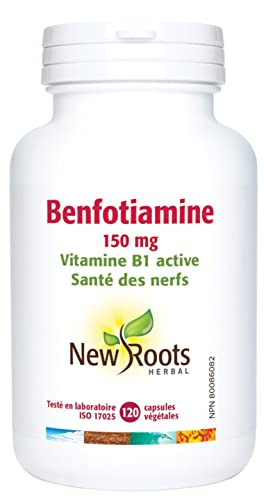 New Roots Herbal Benfotiamine Vitamine B1 150 mg