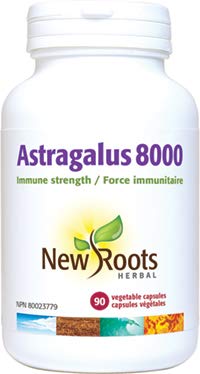 New Roots Herbal Astragalus 8000, 500mg, 90 Capsules, 3 Month Supply