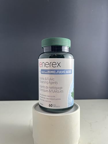 Enerex Multi with Humic & Fulvic Acids - Daily Mineral Support with Organic Kale - Helps the Body “Clean Up” Naturally Without Depleting Nutrients - Vegan, Non-GMO, Gluten-Free, 60 Veg Caps
