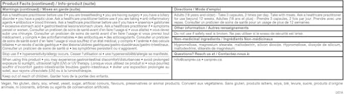 CanPrev GI-Pro Formula, 120 V-Capsules végétaliennes avec L-Glutamine, Quercétine, Artichaut, Angélique, Bromélaïne, Curcumine et Menthe poivrée - Favorise le confort digestif et le bien-être intestinal général