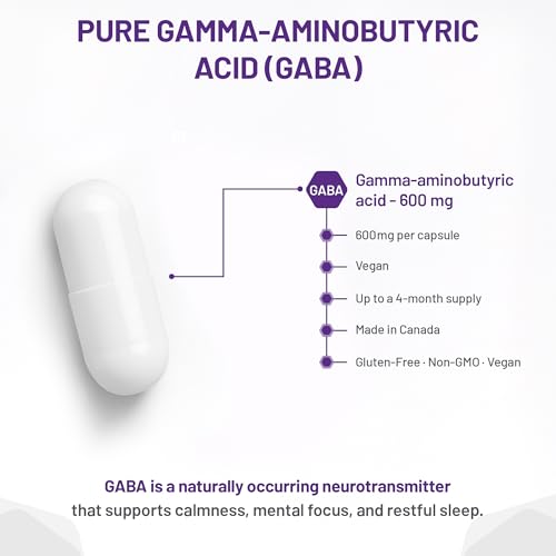 AOR GABA 600mg Complément d'Acide Gamma-Aminobutyrique