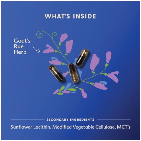 Motherlove Goat‚Äôs Rue Vegan Capsules (120ct) Herbal Lactation Supplement to Enhance Mammary Tissue Development & Breast Milk Supply for Breastfeeding Moms‚ÄîUSDA Organic Herbs, Non-GMO, Vegan