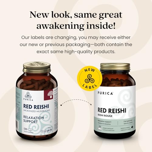 PURICA - Reishi Rouge - Champignons micronisés - Aide à la relaxation