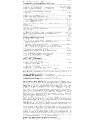 Platinum Naturals - Super Easymulti 45+ for Men | Anti-aging | 100mg CoQ10