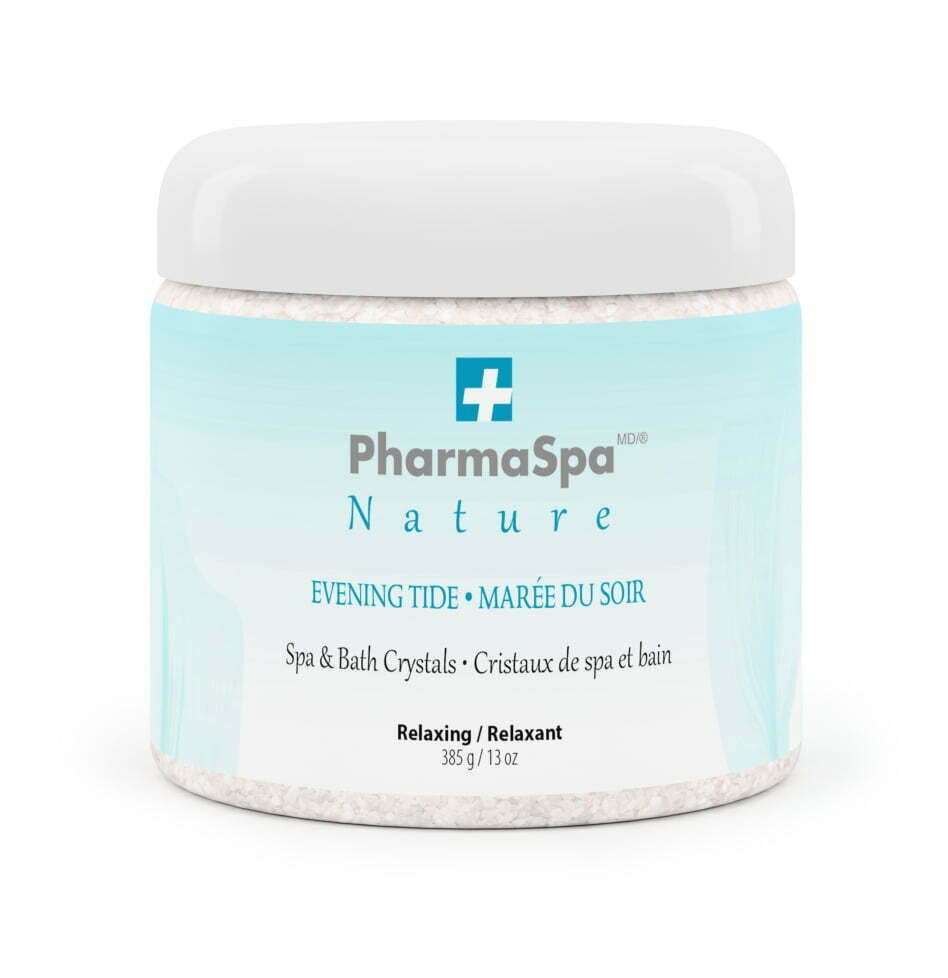 PharmaSpa Nature : Cristaux pour spa et bain aux extraits 100 % naturels – 385 g/13 oz – Sel de bain d'Epsom pour l'aromathérapie et la relaxation en spa – Sans gluten, sans parabènes, sans cruauté animale