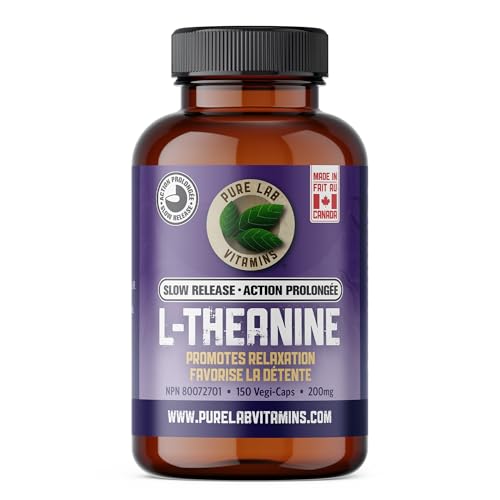 Pure Lab Vitamins | L-théanine à libération lente 200 mg
