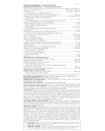 Platinum Naturals Easymulti 60+ for Women - Comprehensive Multivitamin with CoQ10, Omega & Fish Oil for Heart Health, Enhanced with Calcium, Vitamin D3 & B Complex for Immune Support
