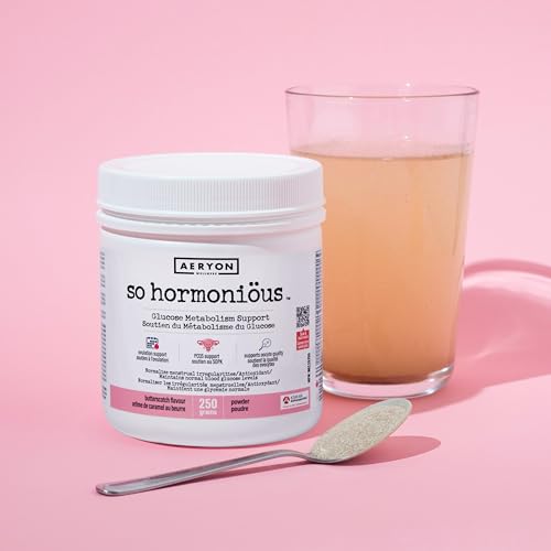 Glucose Metabolism Supplements for Women by Aeryon Wellness | Made in Canada | 250g Powder | Fertility Supplements for Women with Myo-Inositol | Ovulation and Hormonal Support