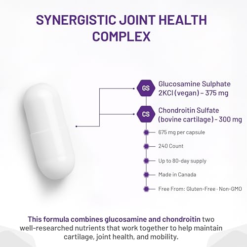 AOR Capsules de Glucosamine et Chondroïtine