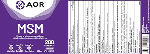 AOR - MSM 1000mg