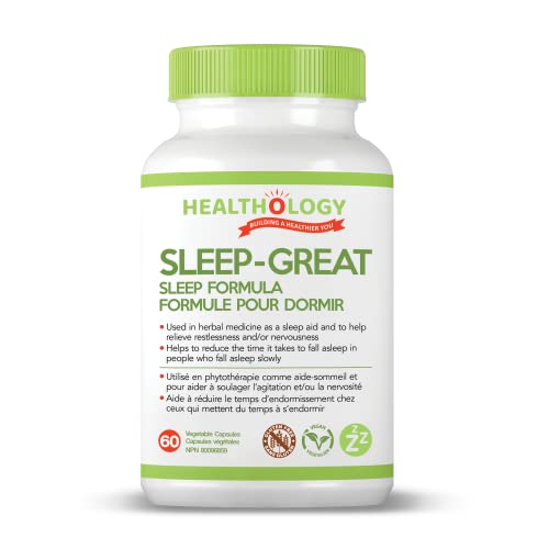 Healthology Sleep-Great, Natural Sleep Aid Supplement