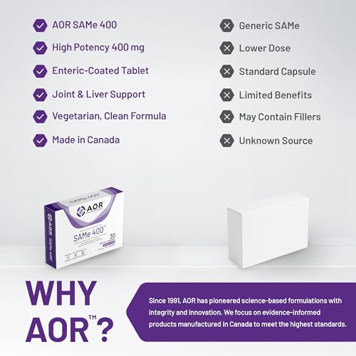 AOR - SAMe 400 - 60 comprimés