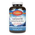 Carlson - Cod Liver Oil Gems, 920 mg Omega-3s + Vitamins A & D3, Wild-Caught Norwegian Arctic Cod-Liver Oil, Sustainably Sourced Nordic Fish Oil Capsules, Lemon