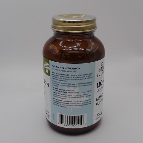 PURICA Crinière de lion Supplément de champignons en poudre