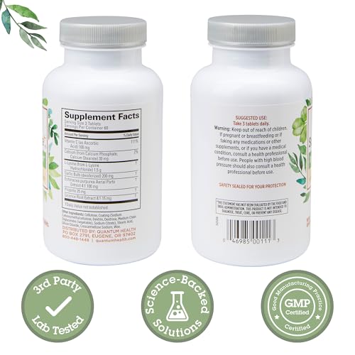 Quantum Super Lysine, 180 Tabs, 1 Bottle