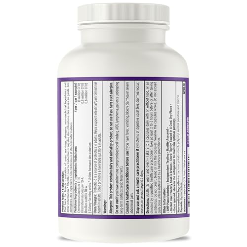 AOR Probiotic 3 - Gut Health Complex for Women & Men, Supports Digestive and Immune System, Contains Probiotics and Digestive Enzymes, Ideal for Balanced Intestinal Flora