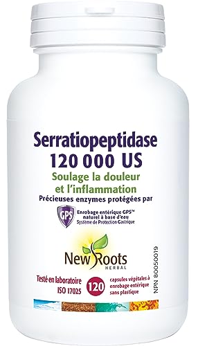 New Roots Herbal Serratiopeptidase 120,000 SU