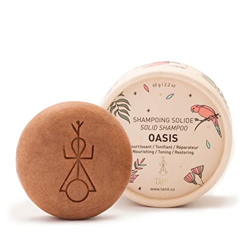 TANIT Ciel D'azur Solid Shampoo Bar - Organic Solid Shampoo for Dry Hair, Shampoing Solide en Barre, Natural Shampoing Bar for Healthy Hair