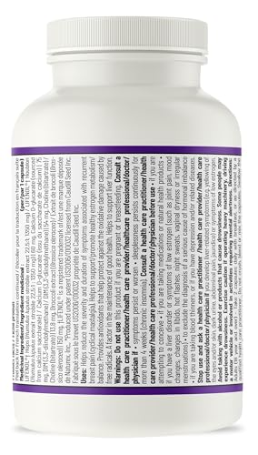 AOR Estro Adapt 60 gélules – Approvisionnement de 30 jours – Complément d'équilibre hormonal avec DIM, D-glucarate de calcium et choline, soutient la fonction hépatique, végétalien, sans OGM et sans gluten – Équilibre d'œstrogènes pour les femmes