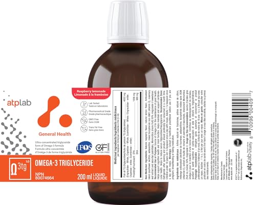 ATPLAB Omega 3 TG liquide, 200 ml