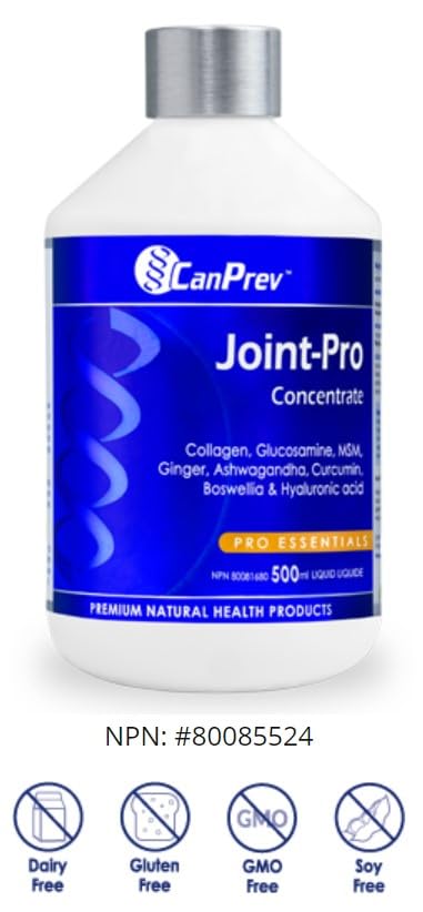 CanPrev Joint-Pro Concentrate Liquid, Collagen, Vitamin C, 33 Day Supply