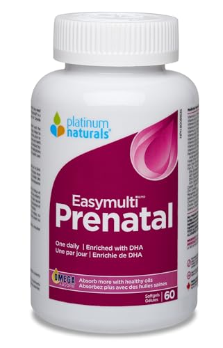 Platinum Naturals - Prenatal Easymulti | Une fois par jour | Enrichi en ADH