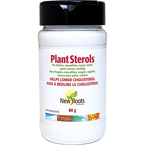 New Roots Herbal Plant Sterols Supplement Powder, Sterol, 80 g, 66 Servings