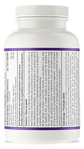 AOR Calcium D-Glucarate + Chardon Marie, 60 gélules pour 30 jours – Formule Santé du Foie – Végétalien, Sans OGM et Sans Gluten – Extrait de Chardon Marie pour l'Équilibre Hormonal – Idéal pour les Programmes de Détoxification