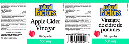Natural Factors Apple Cider Vinegar - 90 capsules