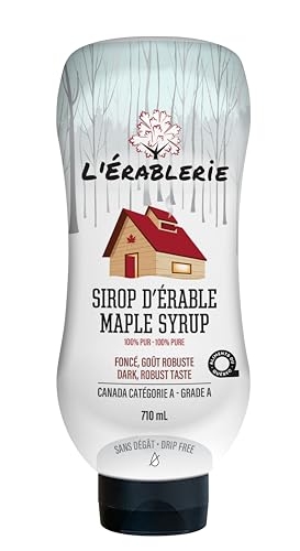 Pure Maple Syrup - Dark Robust Flavour, Grade A