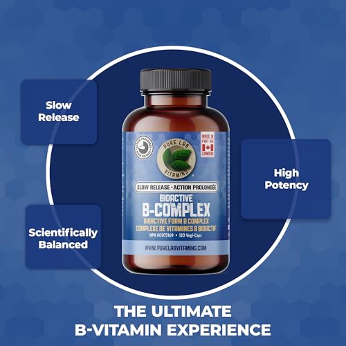 Pure Lab Vitamines | Complexe B bioactif à libération lente