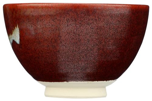 DoMatcha Handcrafted Ceramic Matcha Bowl 4.75x3 372g, Authentic Japanese Design, Ideal for Matcha Tea, Smoothie Bowls, Rituals, Durable, Easy to Clean and Elegant