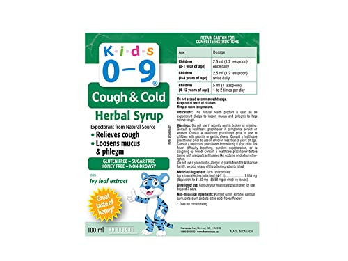 Kids 0-9 Herbal Cough & Cold Syrup