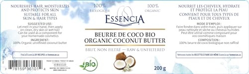 Beurre de noix de coco cru biologique