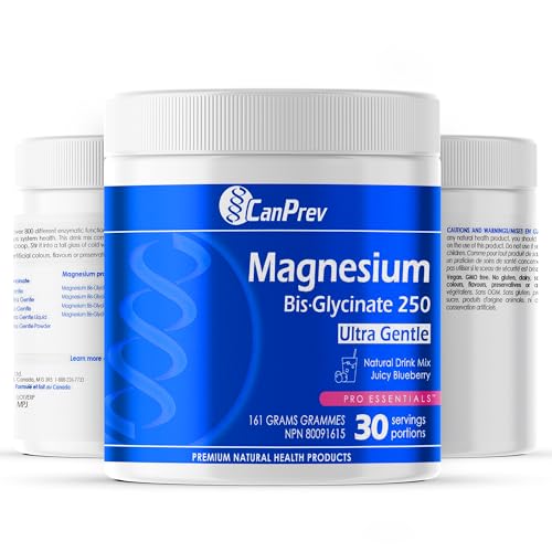 CanPrev - Magnésium Bisglycinate en poudre - Favorise la relaxation et le métabolisme énergétique