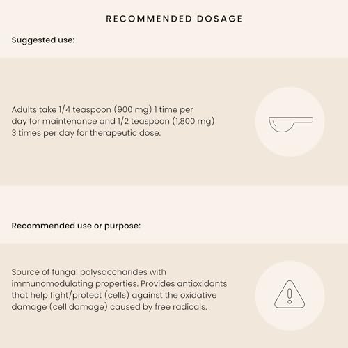 PURICA Lions Mane Mushroom Supplement Powder