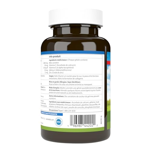 Carlson - ACES + Zn, Vitamins A, C, E + Selenium & Zinc, Multivitamin with Zinc, Selenium Multivitamin, Antioxidant