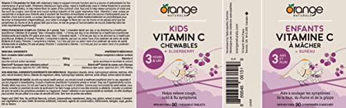 Orange Naturals Kids Vitamin C + Elderberry