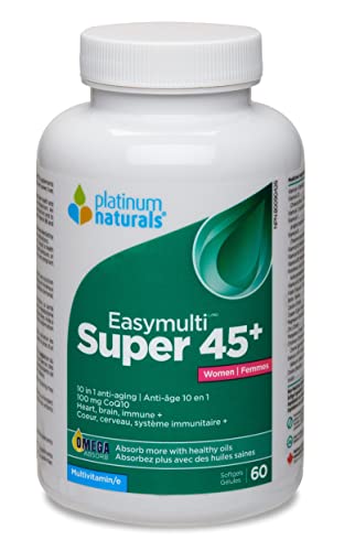 Platinum Naturals - Super Easymulti 45+ pour femmes | Anti-âge | 100mg CoQ10