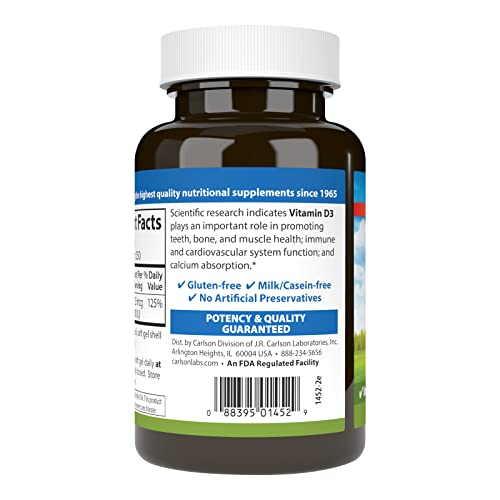 Carlson Vitamine D3 1000 UI