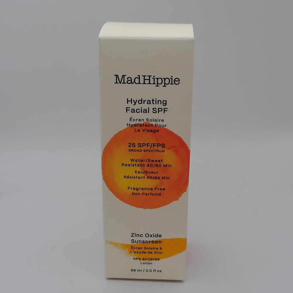 Mad Hippie Hydrating Facial SPF 25 Plus Sunscreen Unisex 2 oz