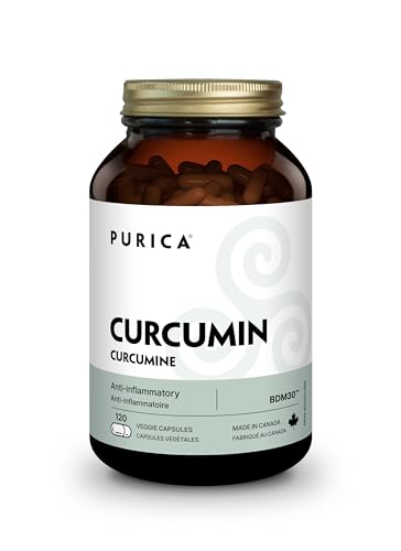 PURICA - Curcumin - Extra Strength - 30% BDMC - Vitamins for Skin, Brain Health Supplements
