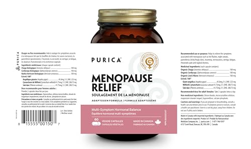 PURICA Équilibre Ménopause - Supplément de soutien pour la ménopause pour femmes